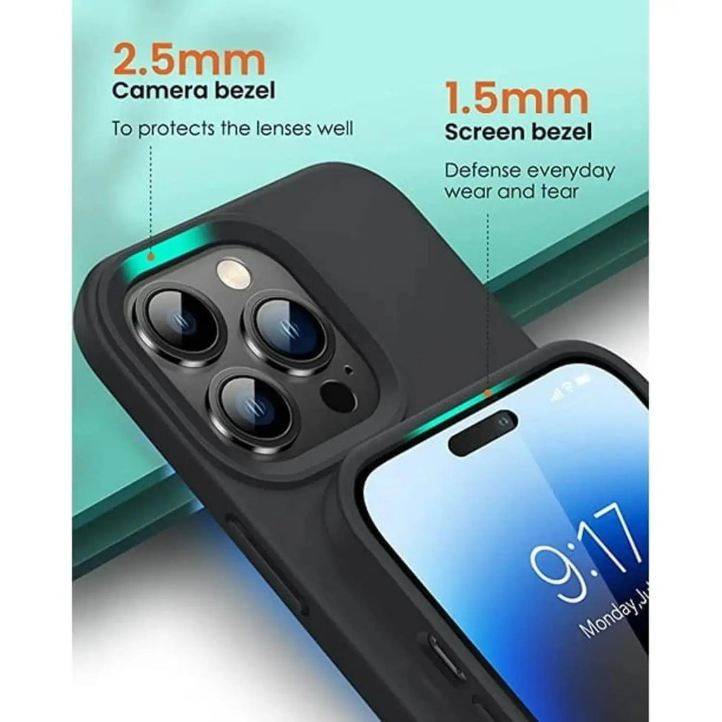 Entronix Case Compatible with iPhone 12 Pro Max - Soft-Touch Liquid Silicone