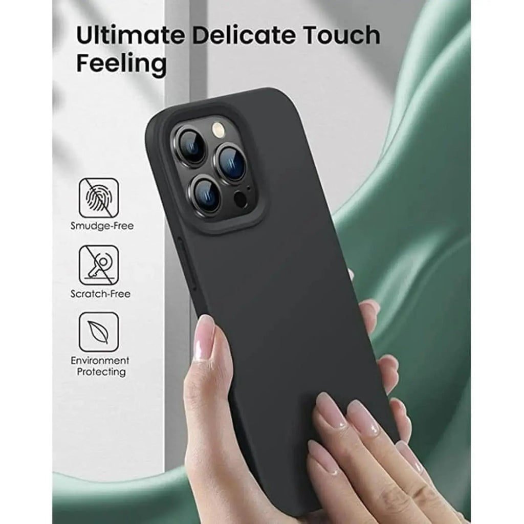 Entronix Case Compatible with iPhone 12 Pro Max - Soft-Touch Liquid Silicone