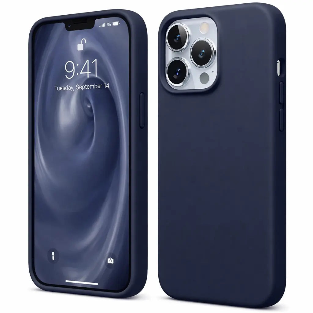 Entronix Case Compatible with iPhone 13 Pro - Soft-Touch Liquid Silicone