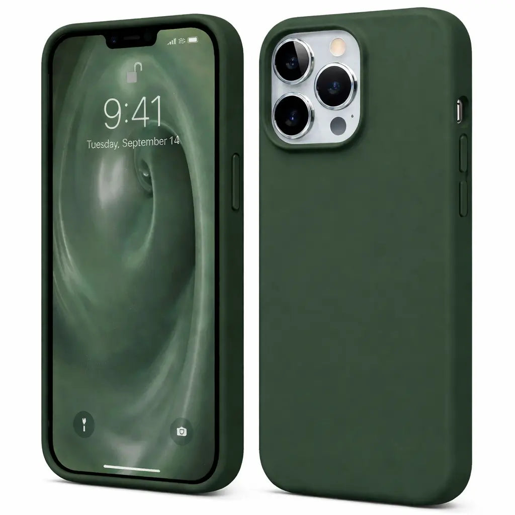 Entronix Case Compatible with iPhone 13 Pro - Soft-Touch Liquid Silicone