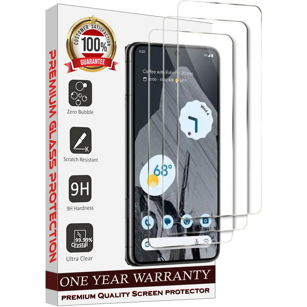 Entronix Clear Screen Protector Compatible with Galaxy A51 - 3-Piece Combo
